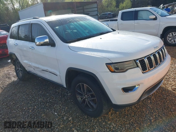 2017 Jeep Grand Cherokee Limited с VIN 1C4RJEBG7HC636260, выставлен на аукционе IAAI как лот 41770981 с пробегом 155 335 миль миль и . История ставок и продаж доступна на DreamBid. Изображение 1.