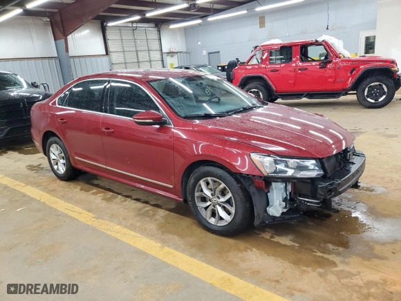 2017 Volkswagen Passat 1.8T S with VIN 1VWAT7A3XHC004996, listed as a Copart auction lot 52130405 with 87,620 mi miles and Salvage Title. Bid and sale history available at carsss.com. Image 4.
