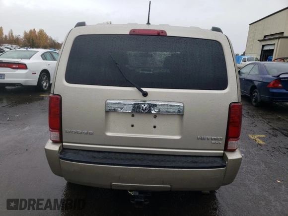 2010 Dodge Nitro SXT with VIN 1D4PU5GK5AW124354, listed as a Copart auction lot 80771444 with Not Provided miles and Clean Title. Bid and sale history available at DreamBid. Image 6.