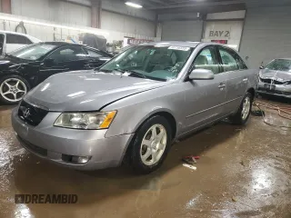 2006 Hyundai Sonata GLS with VIN 5NPEU46F56H134043, listed as a Copart auction lot 50756555 with 121,326 mi miles and Salvage Title. Bid and sale history available at DreamBid. Image 1.