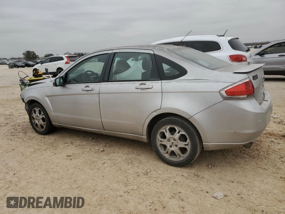 2009 Ford Focus SES with VIN 1FAHP36N89W204709, listed as a Copart auction lot 44959365 with 138,779 mi miles and Salvage Title. Bid and sale history available at carsss.com. Image 2.