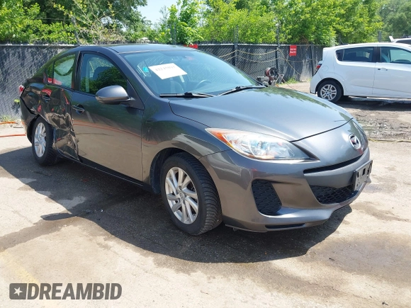 2012 Mazda 3 i Touring z VIN JM1BL1V78C1656263, wystawiony jako IAAI lot #42245893 z przebiegiem 161 723 mil mil oraz . Historia ofert i sprzedaży dostępna na DreamBid. Obrazek 1.