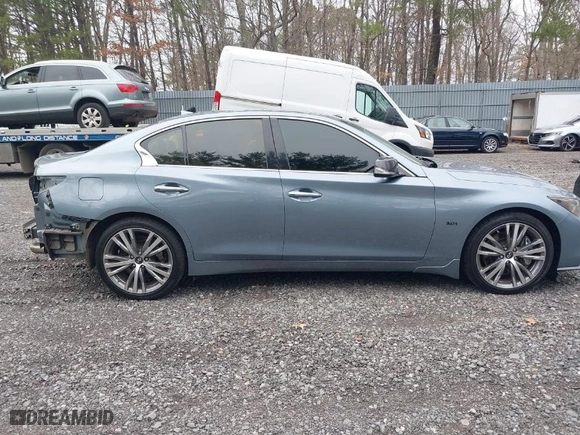 2018 Infiniti Q50 3.0t SPORT with VIN JN1EV7AR5JM610731, listed as a IAAI auction lot 41957195 with NaN miles. Bid and sale history available at carsss.com. Image 12.