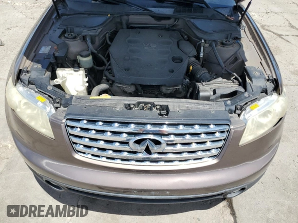 2004 Infiniti FX35 with VIN JNRAS08WX4X225689, listed as a Copart auction lot 56249284 with 175,719 mi miles and Salvage Title. Bid and sale history available at carsss.com. Image 12.