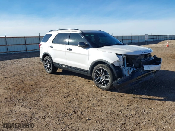 2019 Ford Explorer Sport with VIN 1FM5K8GT1KGA71955, listed as a IAAI auction lot 41180021 with 53,810 mi miles. Bid and sale history available at carsss.com. Image 1.