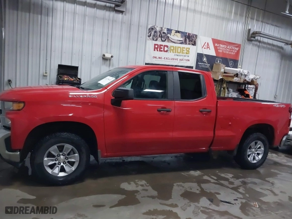 2019 Chevrolet Silverado 1500 Work Truck with VIN 1GCRYAEH9KZ299622, listed as a IAAI auction lot 41329432 with 79,283 mi miles. Bid and sale history available at carsss.com. Image 14.