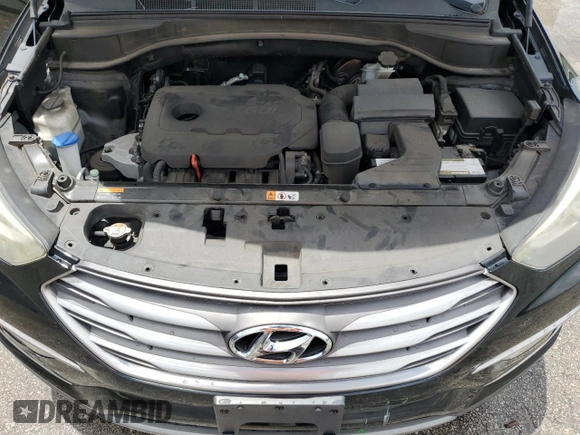 2017 Hyundai Santa Fe 2.4L with VIN 5NMZUDLB8HH048454, listed as a Copart auction lot 64727415 with 82,828 mi miles and Salvage title. Bid and sale history available at DreamBid. Image 12.