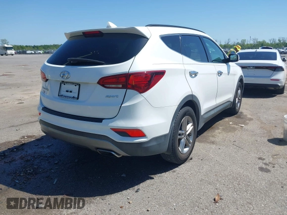 2018 Hyundai Santa Fe Sport 2.4L with VIN 5XYZU3LBXJG522477, listed as a IAAI auction lot 41981849 with 64,964 mi miles. Bid and sale history available at carsss.com. Image 4.