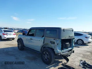 2022 Ford Bronco with VIN 1FMEE5BP1NLB60162, listed as a IAAI auction lot 41213977 with 21,226 mi miles. Bid and sale history available at carsss.com. Image 3.