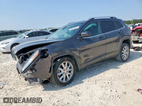 2014 Jeep Cherokee Limited with VIN 1C4PJLDS7EW312863, listed as a Copart auction lot 59418155 with 66,435 mi miles and Salvage title. Bid and sale history available at DreamBid. Image 1.