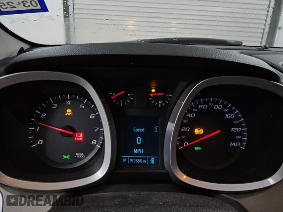 2012 Chevrolet Equinox 1LT z VIN 2GNALDEK0C1325325, wystawiony jako Copart lot #54591395 z przebiegiem 192 656 mil mil oraz Czysty tytuł • Clean title. Historia ofert i sprzedaży dostępna na DreamBid. Obrazek 9.
