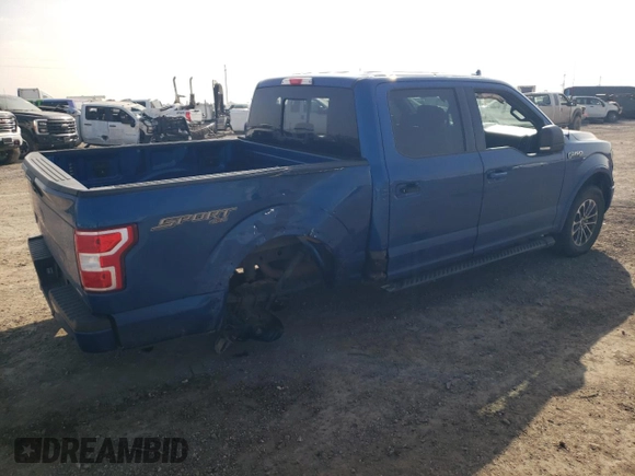 2018 Ford F-150 XL with VIN 1FTEW1EP7JKD68987, listed as a Copart auction lot 48730085 with 93,835 mi miles and Salvage Title. Bid and sale history available at carsss.com. Image 3.