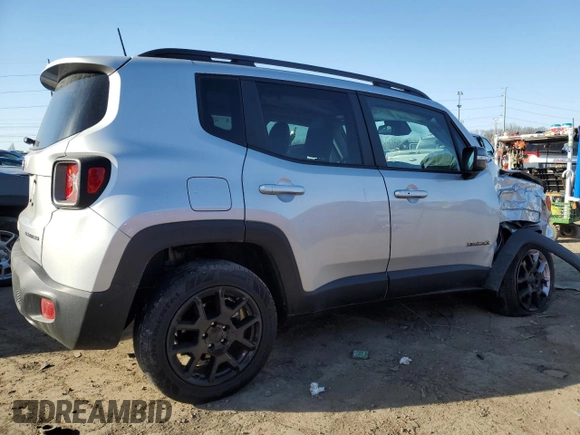2021 Jeep Renegade Limited with VIN ZACNJDD14MPN35567, listed as a Copart auction lot 53393075 with 23,708 mi miles and Non repairable. Bid and sale history available at DreamBid. Image 3.