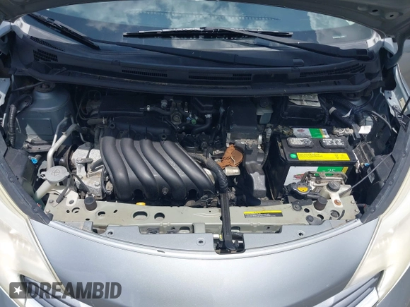 2014 Nissan Note S Plus with VIN 3N1CE2CP2EL374593, listed as a IAAI auction lot 42762456 with 150,488 mi miles and . Bid and sale history available at DreamBid. Image 10.