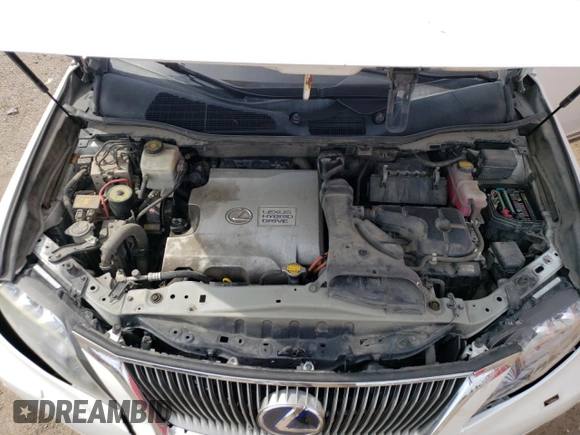 2011 Lexus RX 450h with VIN JTJBC1BA3B2045384, listed as a Copart auction lot 61182005 with 182,126 mi miles and Salvage title. Bid and sale history available at DreamBid. Image 12.
