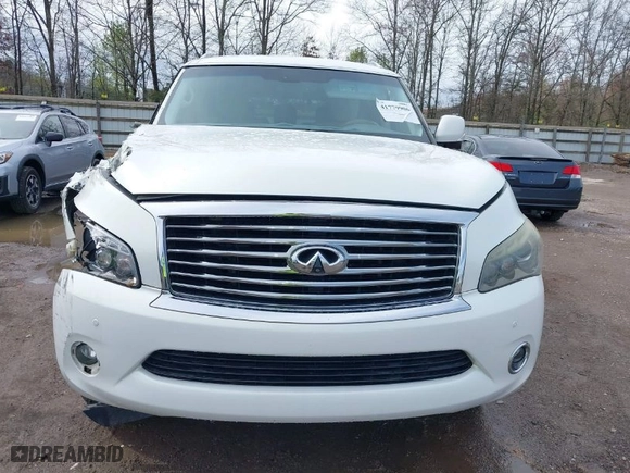 2011 Infiniti QX56 8-passenger with VIN JN8AZ2NC7B9303157, listed as a IAAI auction lot 41779906 with 198,759 mi miles. Bid and sale history available at carsss.com. Image 12.