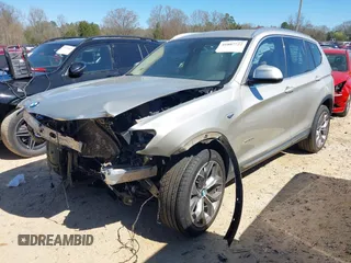 2017 BMW X3 xDrive28i with VIN 5UXWX9C32H0W75875, listed as a IAAI auction lot 41807722 with Not Provided miles and . Bid and sale history available at DreamBid. Image 2.