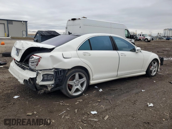 2011 Mercedes-Benz S S 550 with VIN WDDNG8GB0BA375333, listed as a Copart auction lot 49381275 with 105,552 mi miles and Salvage Title. Bid and sale history available at carsss.com. Image 3.