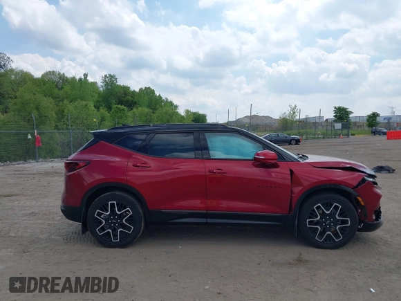 2024 Chevrolet Blazer RS with VIN 3GNKBKRS1RS193064, listed as a IAAI auction lot 42240754 with 15,328 mi miles and . Bid and sale history available at DreamBid. Image 13.