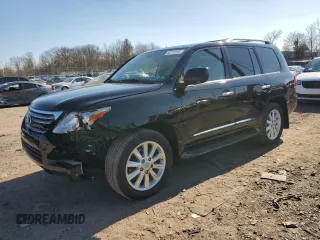 2011 Lexus LX 570 with VIN JTJHY7AX5B4069663, listed as a Copart auction lot 48712695 with 147,094 mi miles and Clean Title. Bid and sale history available at DreamBid. Image 1.