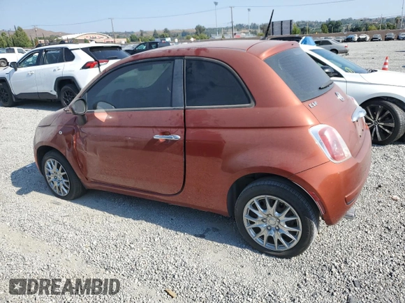 2013 FIAT 500 Pop with VIN 3C3CFFAR5DT698159, listed as a Copart auction lot 62331005 with 122,875 mi miles and Clean title. Bid and sale history available at DreamBid. Image 2.