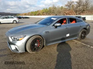 2021 Mercedes-Benz AMG GT with VIN W1K7X8JB0MA031148, listed as a Copart auction lot 77816034 with Not provided miles and Salvage title. Bid and sale history available at DreamBid. Image 1.