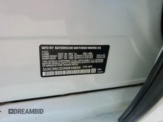 2022 BMW X5 xDrive40i z VIN 5UXCR6C05N9K44844, wystawiony jako Copart lot #52027125 z przebiegiem 50 382 mil mil oraz Nie do naprawy • Non repairable. Historia ofert i sprzedaży dostępna na DreamBid. Obrazek 14.