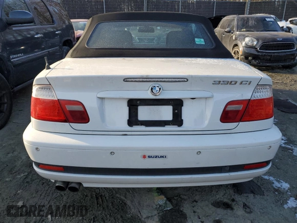 2005 BMW 3 Series 330Ci with VIN WBABW53445PJ96989, listed as a Copart auction lot 42488995 with 179,814 mi miles and Clean Title. Bid and sale history available at carsss.com. Image 6.