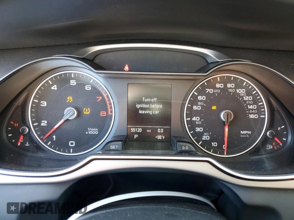 2014 Audi allroad Premium Plus with VIN WA1UFAFL4EA131340, listed as a Copart auction lot 72009354 with 55,120 mi miles and Salvage Title. Bid and sale history available at carsss.com. Image 9.