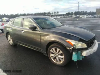 2011 Infiniti M37 with VIN JN1BY1AR6BM374647, listed as a IAAI auction lot 37949396 with 182,645 mi miles. Bid and sale history available at carsss.com. Image 1.