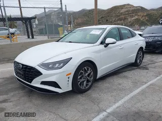 2021 Hyundai Sonata SEL with VIN 5NPEL4JA1MH071406, listed as a IAAI auction lot 41807387 with 22,234 mi miles. Bid and sale history available at carsss.com. Image 2.