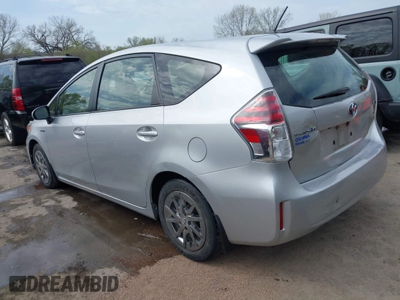 2015 Toyota Prius Two with VIN JTDZN3EU7FJ025812, listed as a IAAI auction lot 41958867 with 129,435 mi miles and . Bid and sale history available at DreamBid. Image 3.