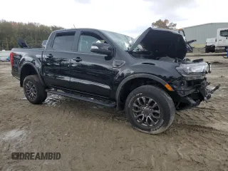 2021 Ford Ranger XL with VIN 1FTER4FH2MLD45115, listed as a Copart auction lot 80645854 with 0 mi miles and Salvage Title. Bid and sale history available at carsss.com. Image 4.