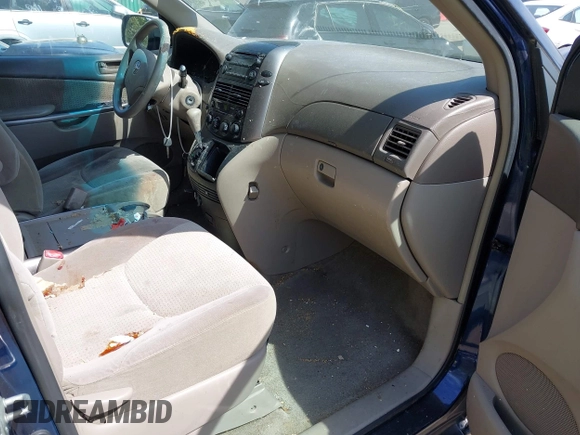 2006 Toyota Sienna CE with VIN 5TDZA23C56S540813, listed as a IAAI auction lot 42064424 with 190,936 mi miles and . Bid and sale history available at DreamBid. Image 5.