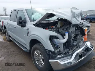 2023 Ford F-150 XL with VIN 1FTFW1ED1PFA78062, listed as a IAAI auction lot 41837577 with 46,430 mi miles. Bid and sale history available at carsss.com. Image 1.