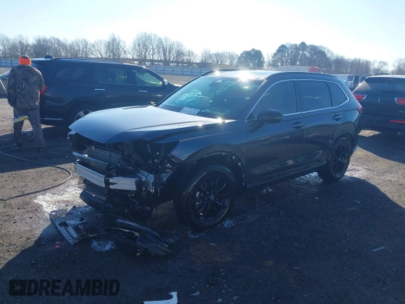 2024 Honda CR-V Sport with VIN 7FARS5H55RE031391, listed as a IAAI auction lot 41662628 with 16,140 mi miles and . Bid and sale history available at DreamBid. Image 19.