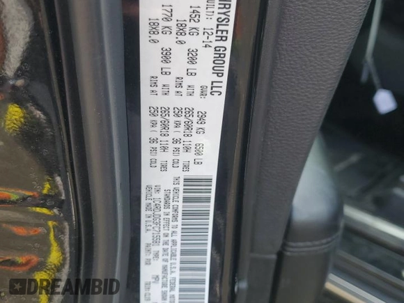 2015 Dodge Durango Limited with VIN 1C4RDJDG3FC715581, listed as a Copart auction lot 53527135 with 152,327 mi miles and Salvage Title. Bid and sale history available at carsss.com. Image 14.