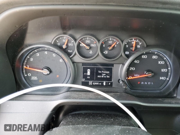 2021 Chevrolet Silverado 1500 Work Truck with VIN 1GCUYAEF6MZ240376, listed as a Copart auction lot 87889315 with 83,680 mi miles and Salvage Title. Bid and sale history available at DreamBid. Image 9.