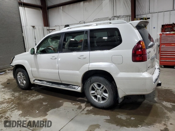 2004 Lexus GX 470 z VIN JTJBT20X240059501, wystawiony jako Copart lot #45146365 z przebiegiem 190 145 mil mil oraz Tytuł czysty. Historia ofert i sprzedaży dostępna na DreamBid. Obrazek 2.