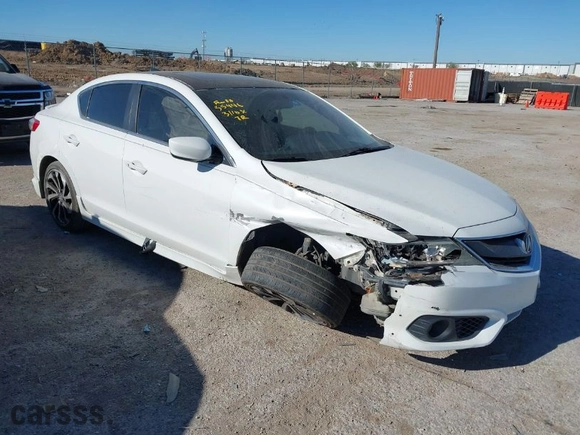2016 Acura ILX w/Premium/A-SPEC Pkg with VIN 19UDE2F86GA012039, listed as a IAAI auction lot 41866982 with 162,710 mi miles. Bid and sale history available at carsss.com. Image 1.