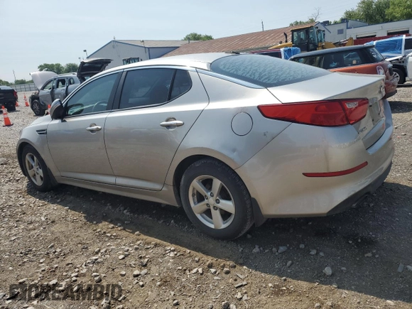 2014 Kia Optima LX z VIN KNAGM4A78E5481631, wystawiony jako Copart lot #59147915 z przebiegiem 190 902 mil mil oraz Szkoda całkowita • Salvage title. Historia ofert i sprzedaży dostępna na DreamBid. Obrazek 2.