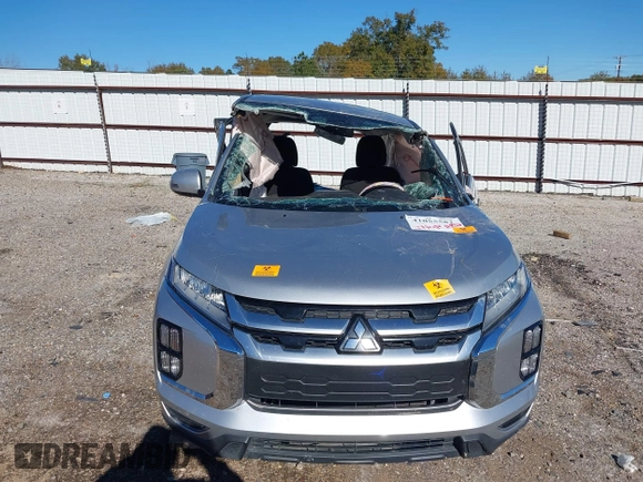 2021 Mitsubishi Outlander Sport SE with VIN JA4APVAU5MU012846, listed as a IAAI auction lot 41055582 with 1 mi miles. Bid and sale history available at carsss.com. Image 10.