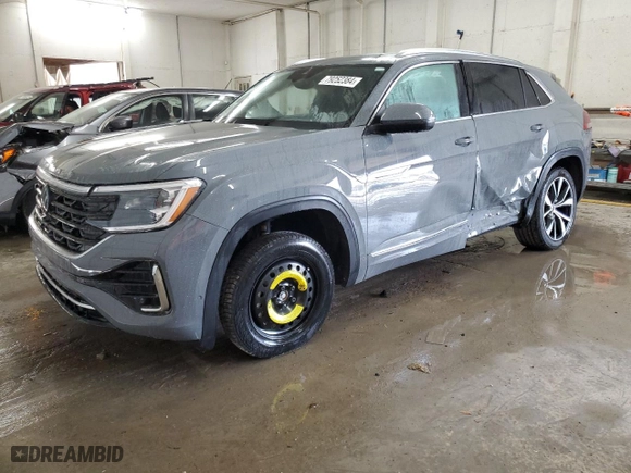 2024 Volkswagen Atlas Cross Sport 2.0T SEL Premium R-Line with VIN 1V2FE2CA6RC216859, listed as a Copart auction lot 79252384 with 14,011 mi miles and Salvage Title. Bid and sale history available at carsss.com. Image 1.