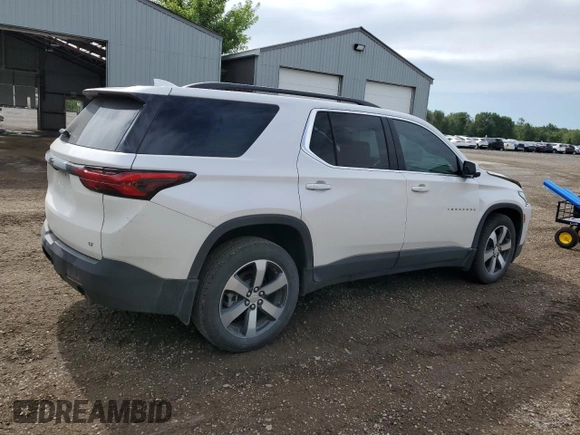 2023 Chevrolet Traverse LT Leather with VIN 1GNEVHKW0PJ222492, listed as a Copart auction lot 63209834 with 22,934 mi miles and Salvage Title. Bid and sale history available at carsss.com. Image 3.