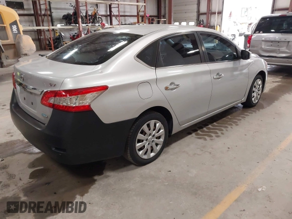 2013 Nissan Sentra SV with VIN 1N4AB7AP8DN903126, listed as a IAAI auction lot 42084316 with 165,179 mi miles. Bid and sale history available at carsss.com. Image 4.