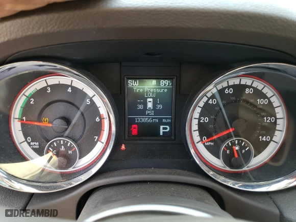 2011 Dodge Durango Crew with VIN 1D4SE4GT3BC685455, listed as a Copart auction lot 77164994 with 133,856 mi miles and Salvage Title. Bid and sale history available at carsss.com. Image 9.