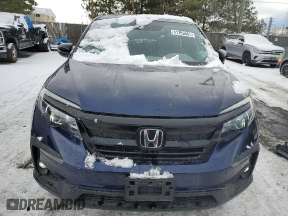 2022 Honda Pilot Sport z VIN 5FNYF5H38NB019787, wystawiony jako Copart lot #41769665 z przebiegiem 30 783 mil mil oraz Szkoda całkowita • Salvage title. Historia ofert i sprzedaży dostępna na DreamBid. Obrazek 5.