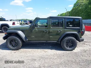2024 Jeep Wrangler Willys with VIN 1C4PJXDG8RW236725, listed as a IAAI auction lot 39128397 with 50 mi miles and . Bid and sale history available at DreamBid. Image 15.