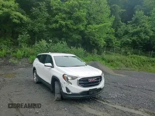 2019 GMC Terrain SLE with VIN 3GKALTEV6KL163800, listed as a Copart auction lot 60887855 with 71,360 mi miles and Salvage title. Bid and sale history available at DreamBid. Image 15.