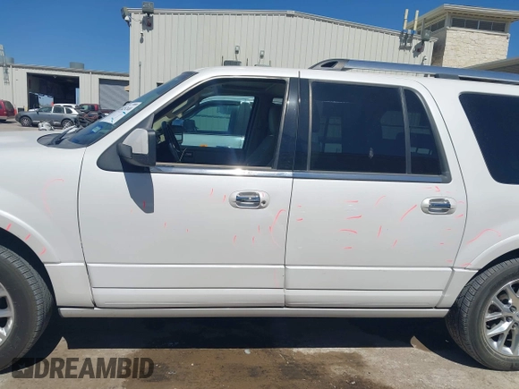 2015 Ford Expedition Max Limited with VIN 1FMJK1KT6FEF49821, listed as a IAAI auction lot 41825240 with 180,460 mi miles. Bid and sale history available at carsss.com. Image 15.